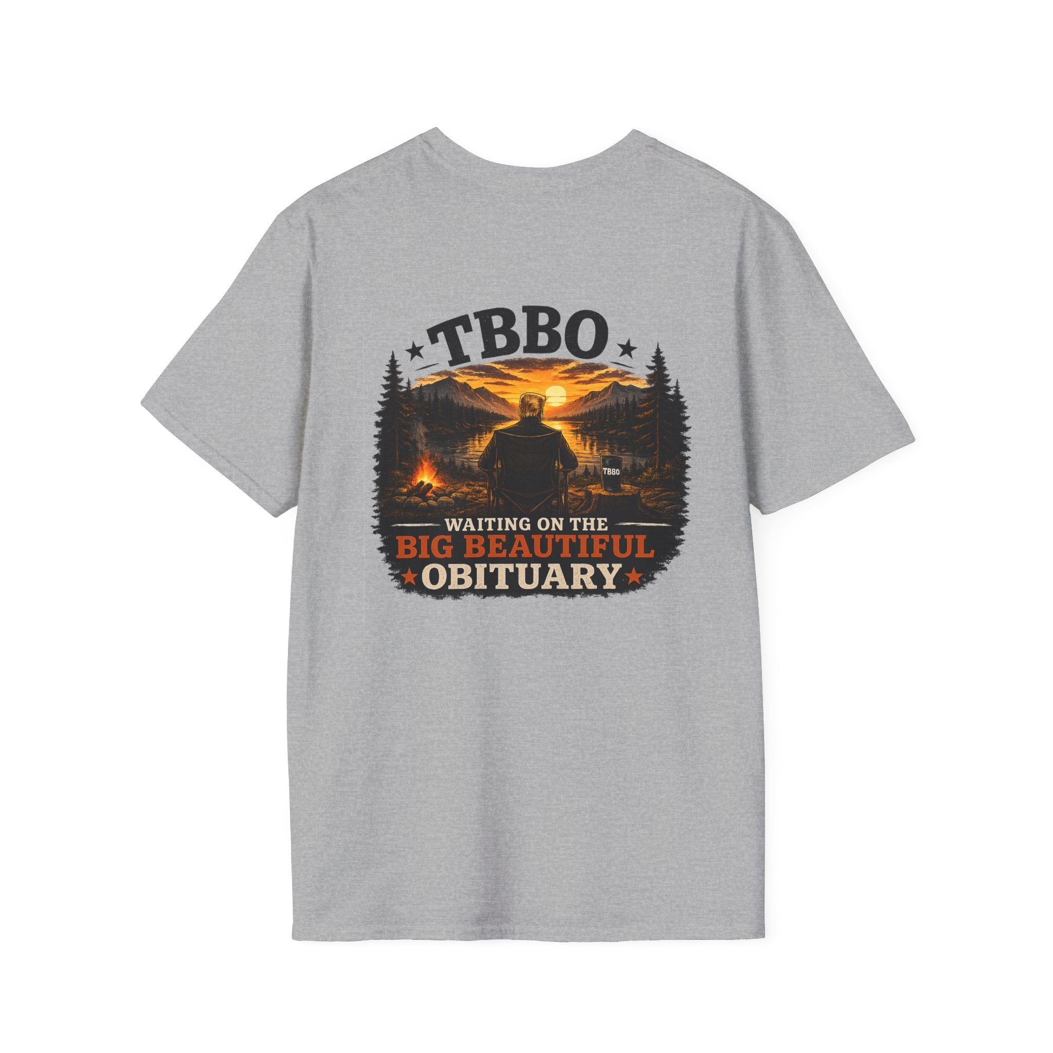 T-Shirt — Vintage “VTBO” Sunset Lake Graphic