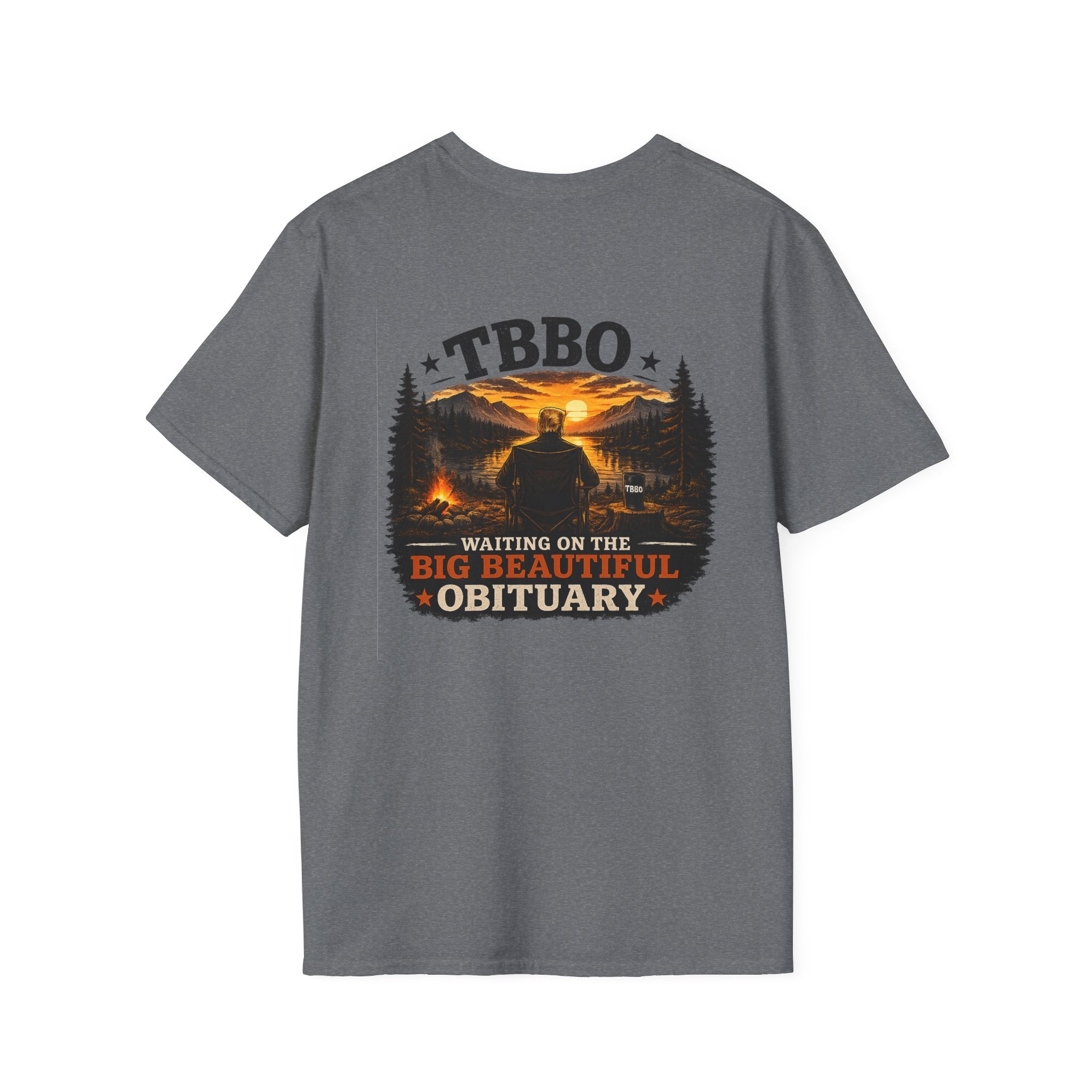 T-Shirt — Vintage “VTBO” Sunset Lake Graphic