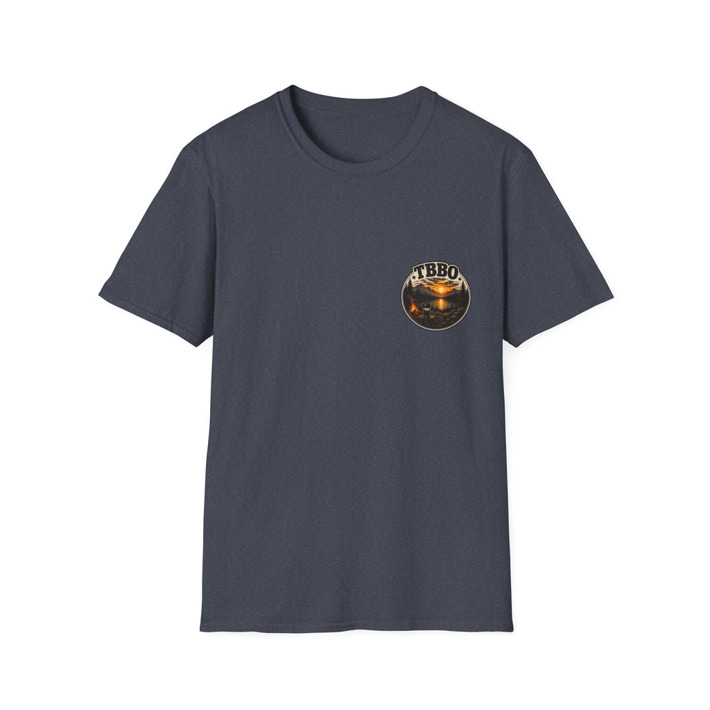 T-Shirt — Vintage “VTBO” Sunset Lake Graphic