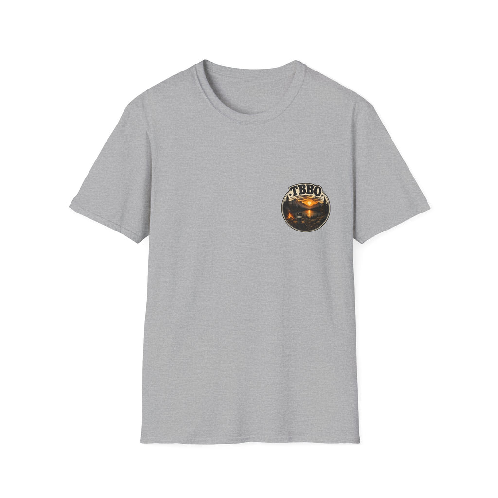 T-Shirt — Vintage “VTBO” Sunset Lake Graphic