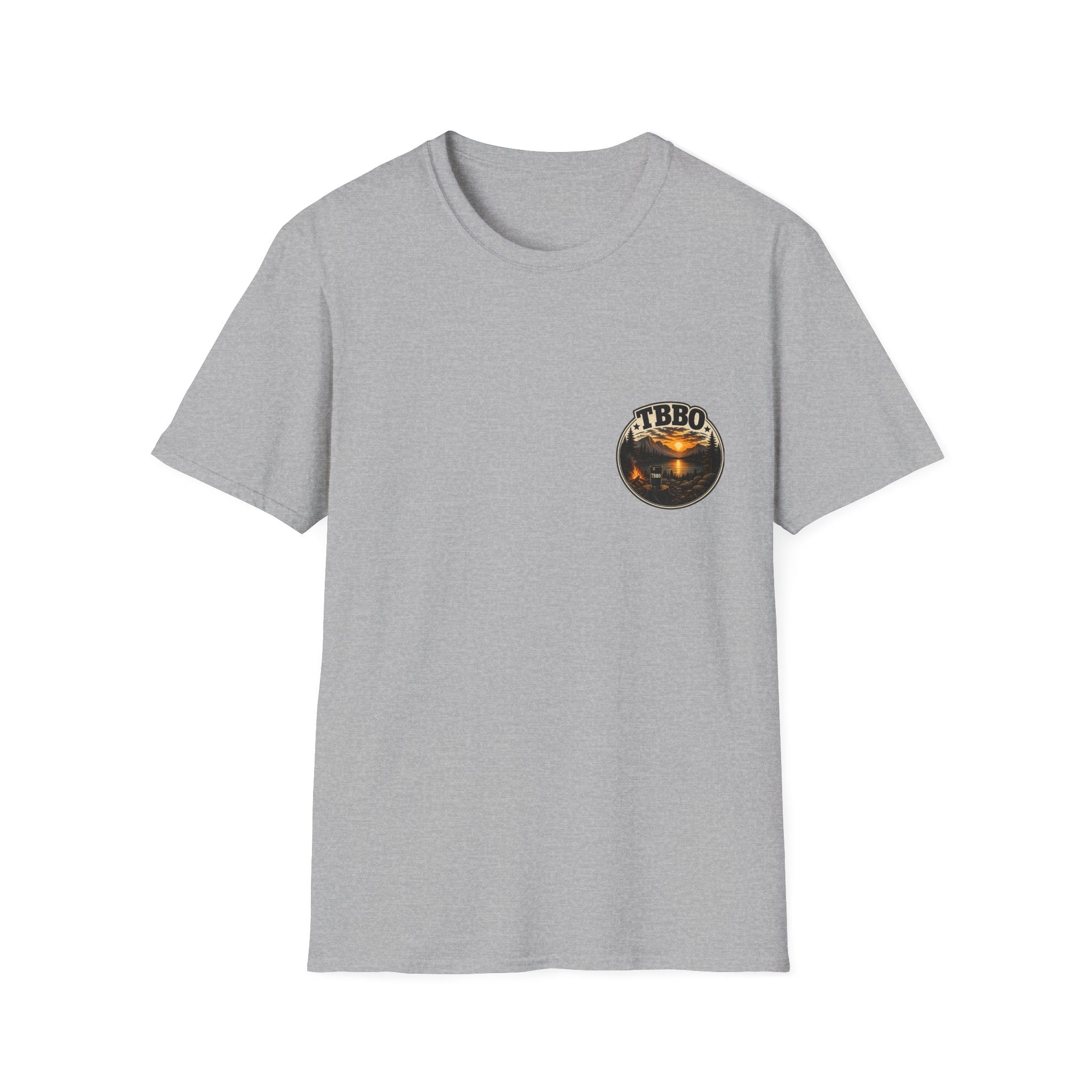 T-Shirt — Vintage “VTBO” Sunset Lake Graphic