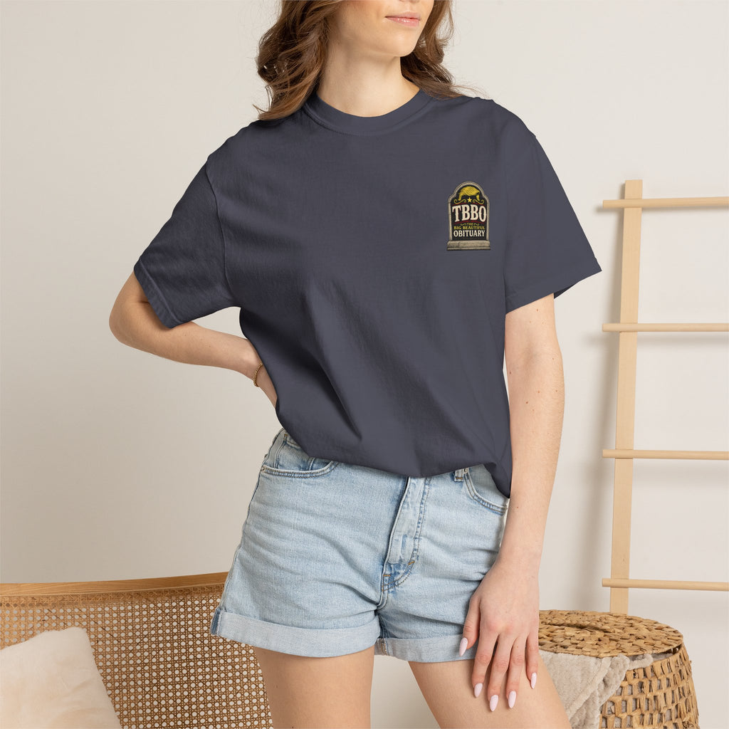 The Big Beautiful Obituary T-shirt | Satire with Attitude