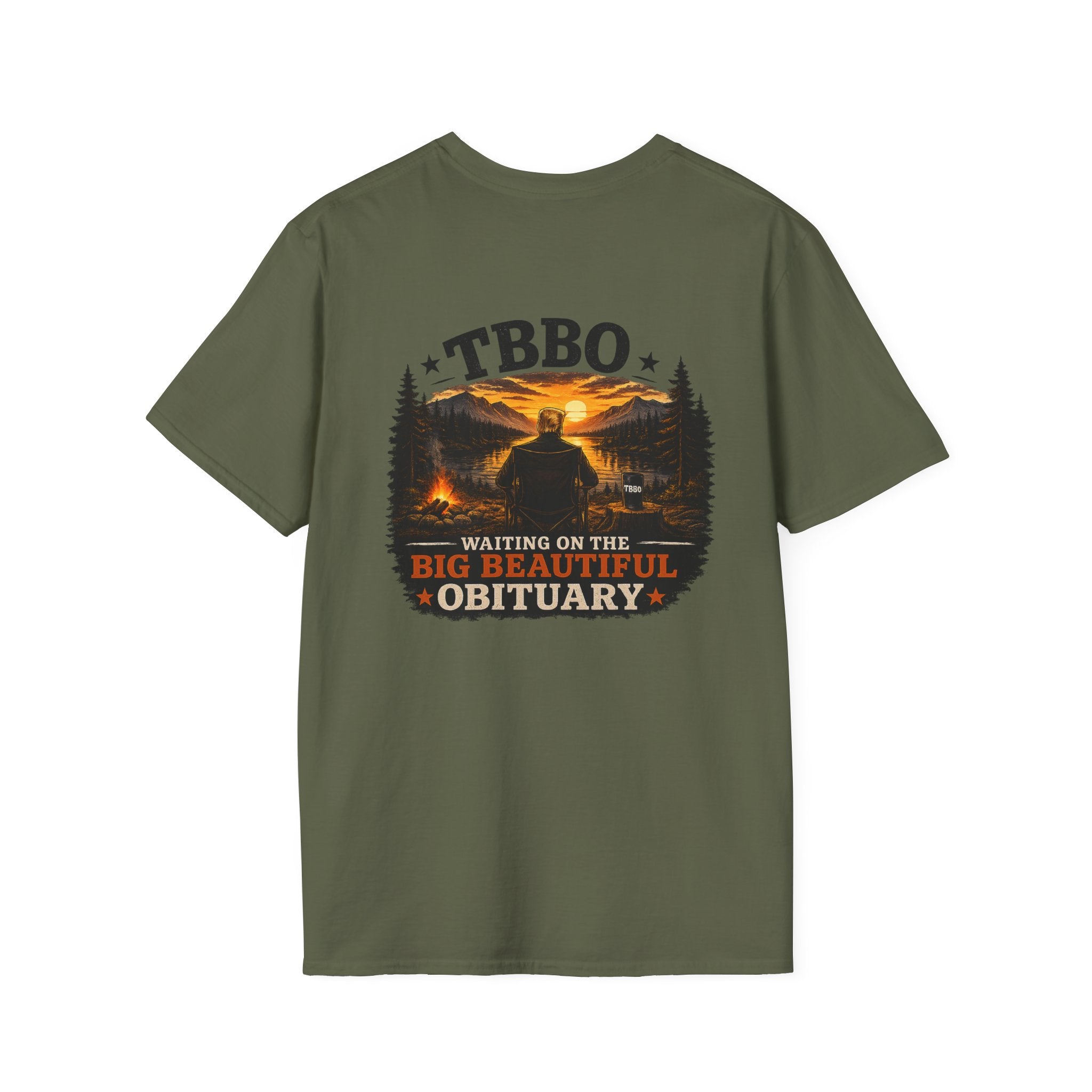 T-Shirt — Vintage “VTBO” Sunset Lake Graphic