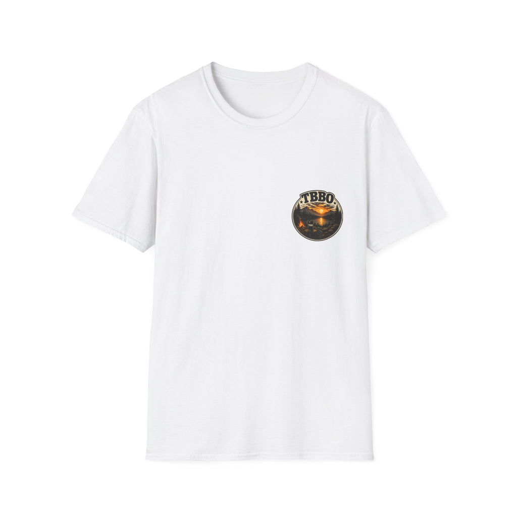 T-Shirt — Vintage “VTBO” Sunset Lake Graphic