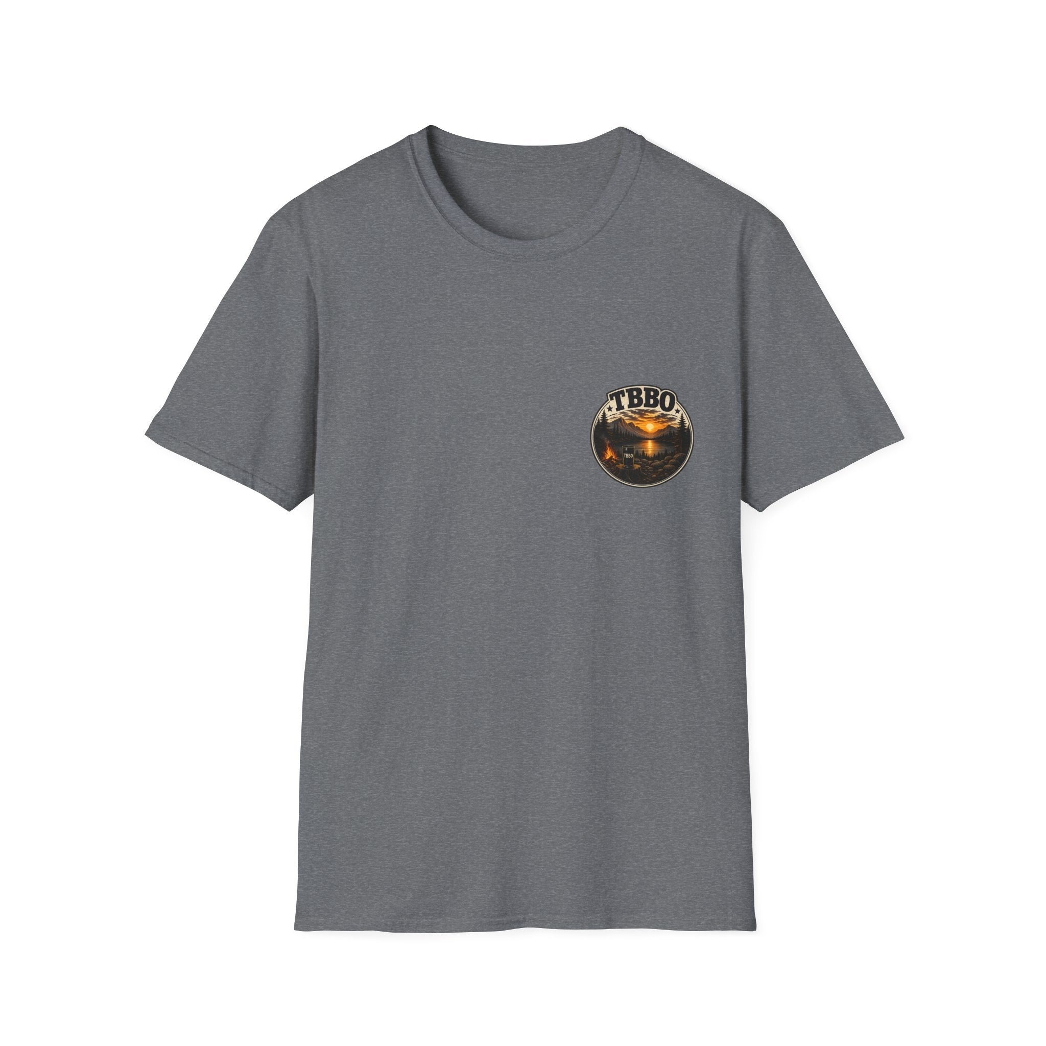 T-Shirt — Vintage “VTBO” Sunset Lake Graphic