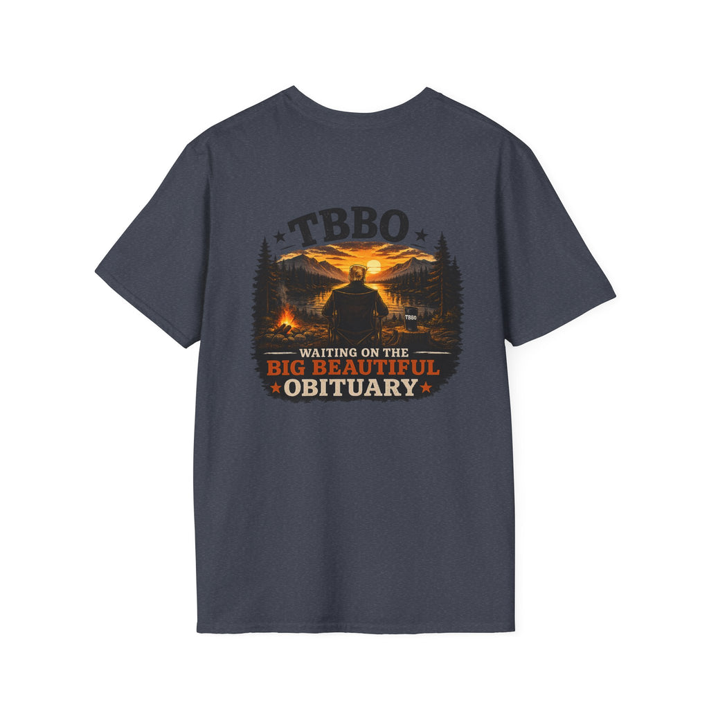T-Shirt — Vintage “VTBO” Sunset Lake Graphic