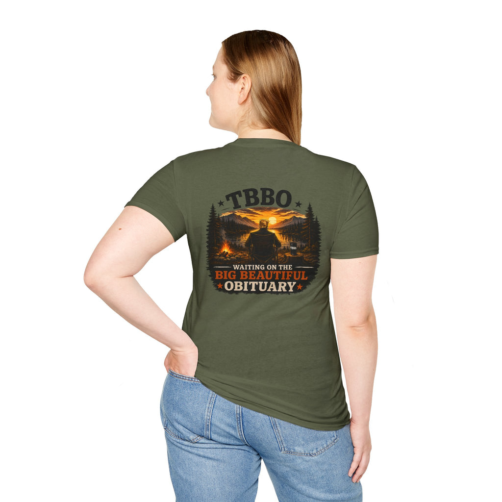 T-Shirt — Vintage “VTBO” Sunset Lake Graphic
