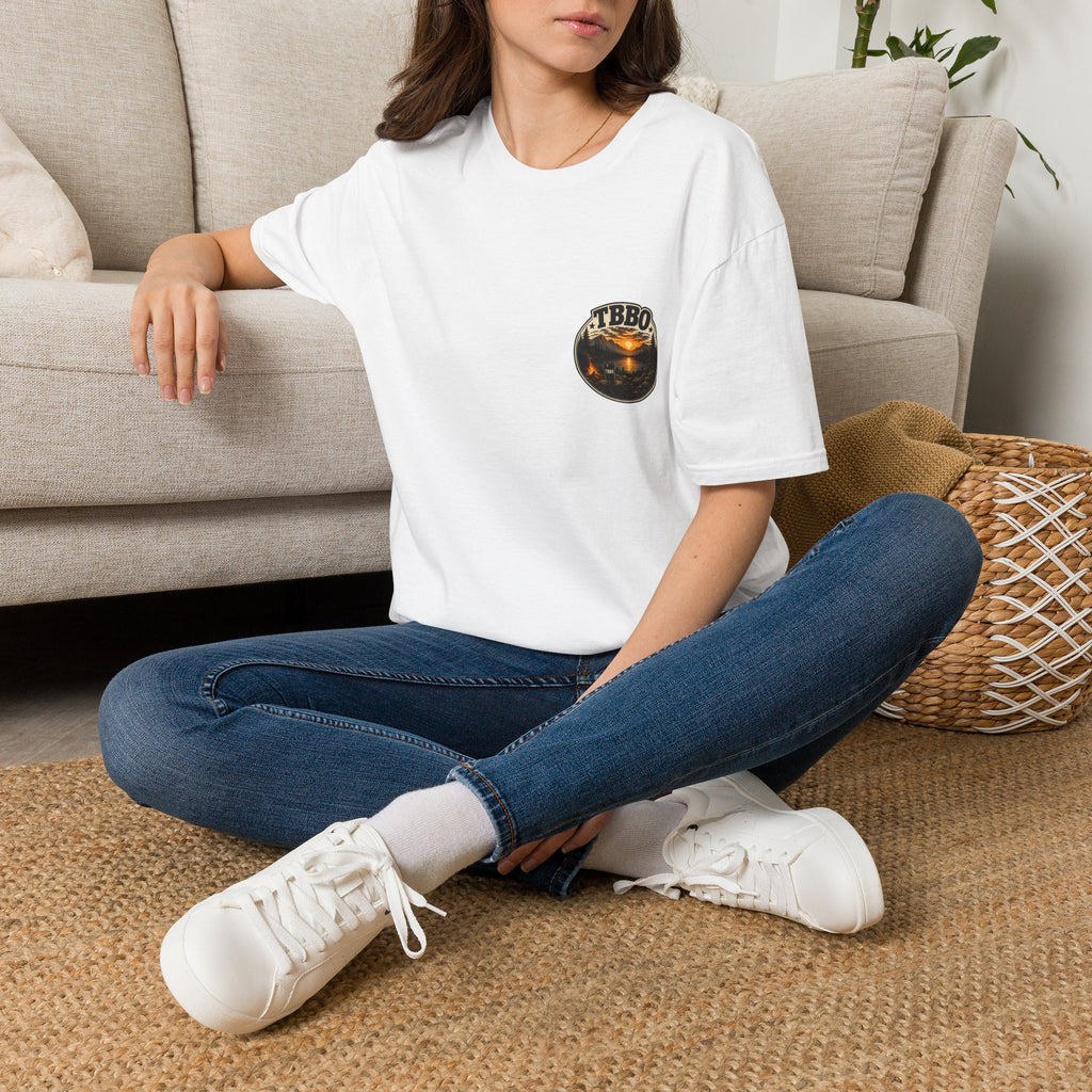 T-Shirt — Vintage “VTBO” Sunset Lake Graphic