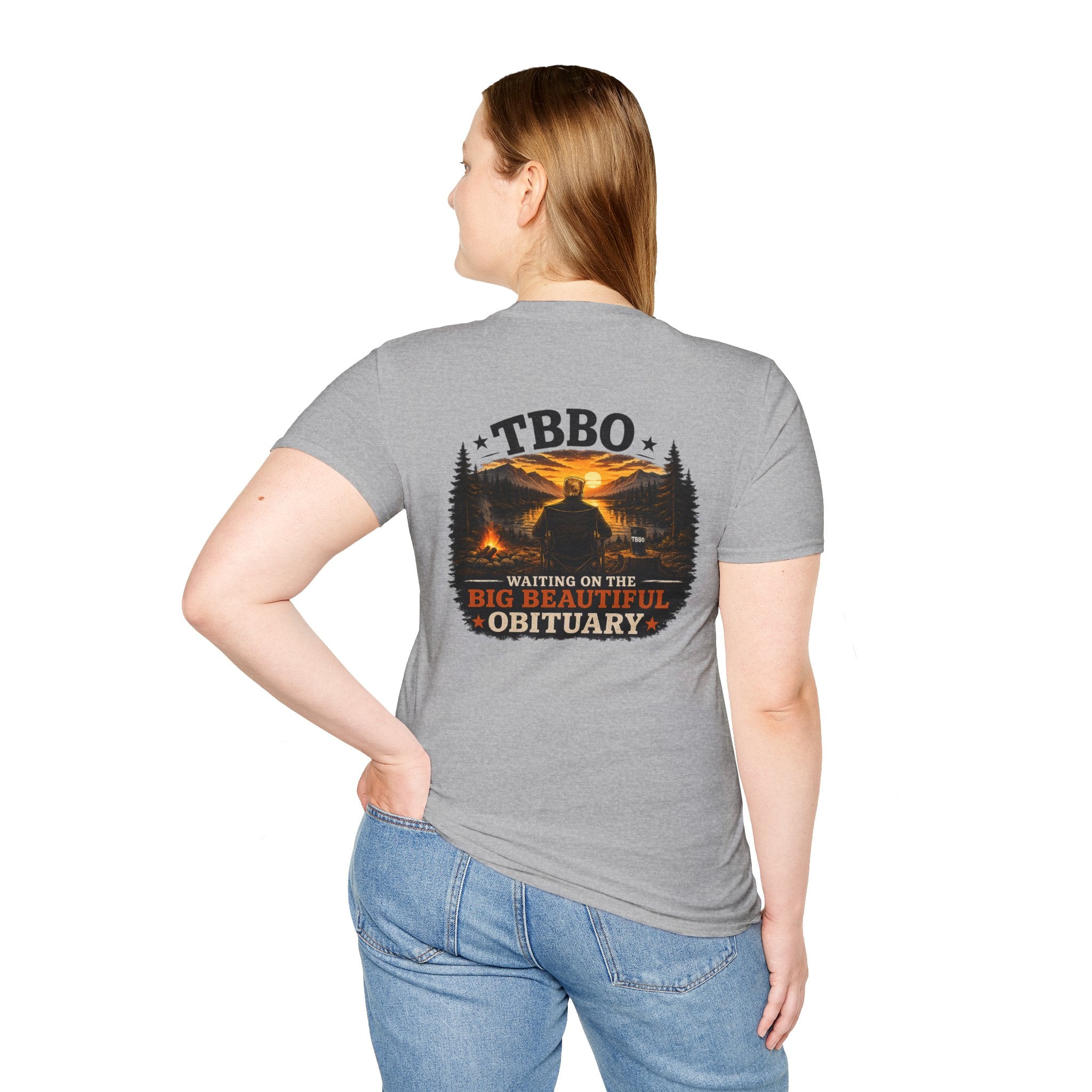 T-Shirt — Vintage “VTBO” Sunset Lake Graphic